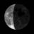Waning Crescent, Moon at 24 days in cycle Waning Crescent, Moon at 24 days in cycle