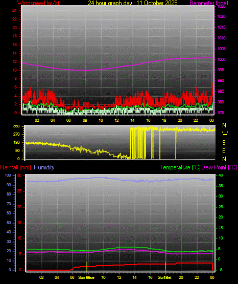 24 Hour Graph for Day 11
