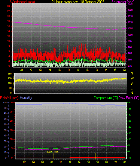 24 Hour Graph for Day 19
