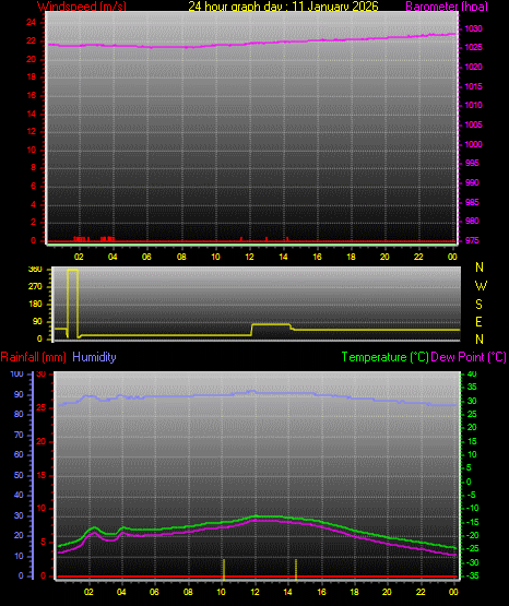 24 Hour Graph for Day 11