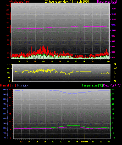 24 Hour Graph for Day 11